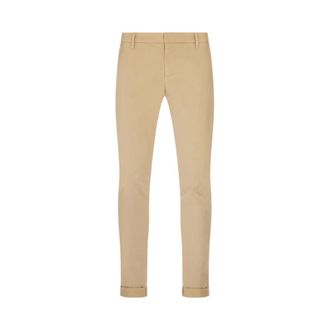 Dondup Chinos, male, Brown, Size: W33 Gaubert Chino