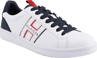 Tommy Hilfiger Lewly Sneakers Mens White Faux Leather Low Top Shoes JZZ1285