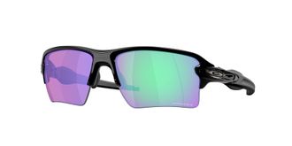 Oakley OO9488 Sunglasses Bundle: OO 9488 FLAK 2.0 XXL 948801 Polished Black/Prizm Golf Policarbonate Standard 63mm and Universal Anti-slip Silicone Leash