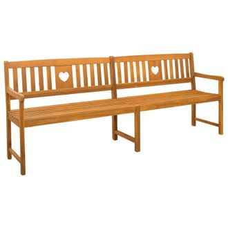vidaXL Banco De Exterior Natural 220 X 55,5 X 90 Cm Vidaxl
