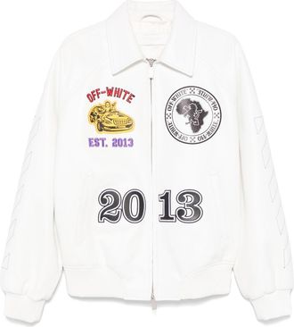 Off-white Giacca varsity Rhino - Bianco