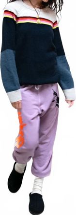 Freecity Apres Powder Crewneck Sweater In Midnight Mix