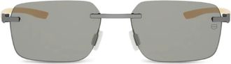 Tag Heuer Occhiali da sole squadrati - Grigio