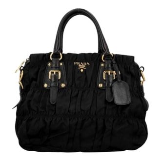 Prada Pre-owned Handbags, female, Black, Size: ONE SIZE Pre-owned Vintage Bag
