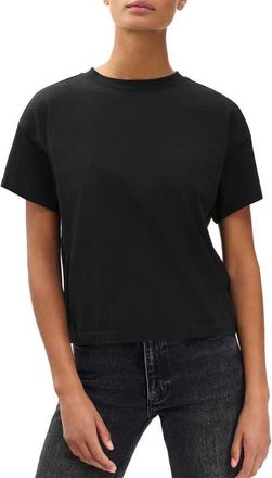 Rag & Bone Kelley Boxy Cotton Jersey T-Shirt in Black at Nordstrom, Size Xx-Small
