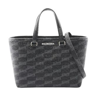 Balenciaga Pre-owned Tote Bags, female, Black, Size: ONE SIZE Pre-owned Vintage Tote Bag