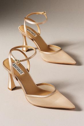 Anthropologie Badgley Mischka Yordan Ankle-Strap Pumps
