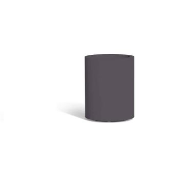 Monacis Jarr&oacute;n Cil&iacute;ndrico Moderno De &Oslash;40 H50 En Pol&iacute;mero Antracita Resistente Para Interiores Y Exteriores - Hecho En Italia - Monacis