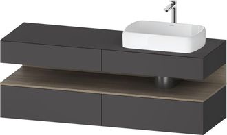 Duravit Qatego Consola Mueble Bajo Lavabo, 2 Extensiones, 2 - Duravit