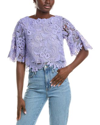 Oscar De La Renta Oscar De La Renta Silk-Lined Blouse