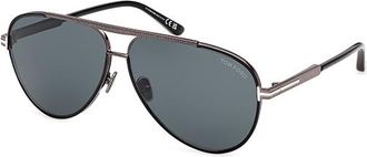 Tom Ford Blue Pilot Mens Sunglasses FT1340 01V 63