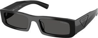 Prada PR D09SD Asian Fit 16K08Z Mens Sunglasses Black Size 54