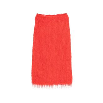 Dries Van Noten Midi Skirts, female, Red, Size: XS Skirt