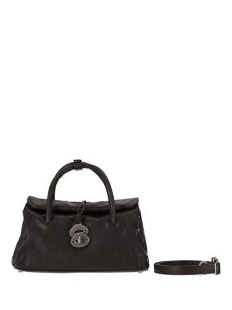 Zanellato Dark Brown Dotta Satchel