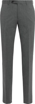 Moorer Elegante Pantalon - Heren - Nette broeken - Grijs - M - Wol - Broeken