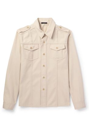 Tom Ford Cotton and Silk-Blend Twill Overshirt