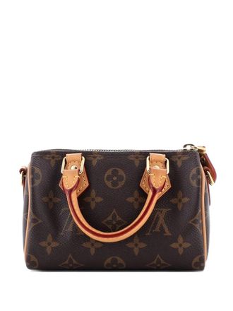 Louis Vuitton Speedy Bandouliere NM Bag Monogram Canvas Nano crossbody bag - Marrone