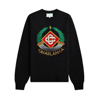 Casablanca Sweatshirts, male, Black, Size: 2XL Sweatshirts Hoodies