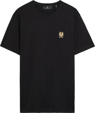 Belstaff Logo-appliqu&eacute;d Cotton T-shirt - Black - Xxl