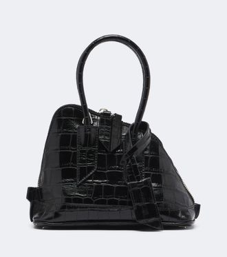 The Attico Sant Ambroeus Mini leather top-handle bag