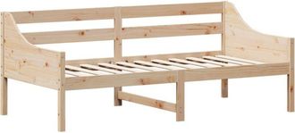 vidaXL Sof&aacute; Cama Sin Colch&oacute;n Madera Maciza De Pino 90x190 Cm Vidaxl