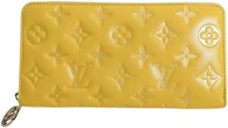 Louis Vuitton Pre-owned Canvas Portemonnee - Dames - Vintage Accessoires - Geel - ONE Size - Vintage