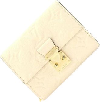 Louis Vuitton Pre-owned Wallets, female, Beige, Size: ONE SIZE Pre-owned Canvas Wallet