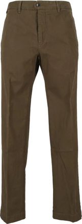 Slowear Rialto Pantalone - Heren - Chinos - Groen - W38 - Katoen - Broeken