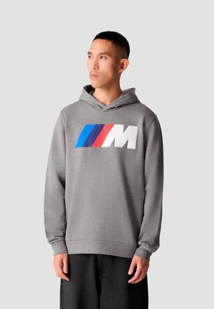 BMW Hoodie BMW, Damen, Gr. S, grau (mid grau melange), Sweatware, Obermaterial: 100% Baumwolle, meliert, bequem, ohne Ausschnitt, Sweatshirts Hoodie, mit 