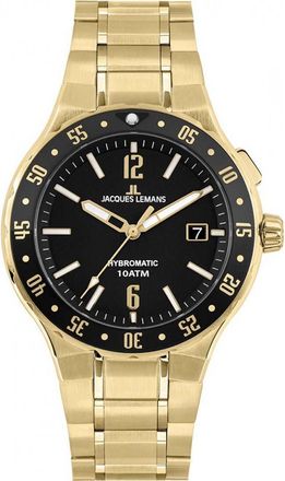 Jacques Lemans 1-2109J Mens Hybromatic Watch - Gold - One Size