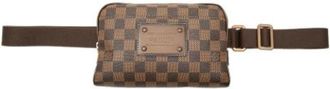 Louis Vuitton Pre-owned Brooklyn Bum Bag - Dames - Vintage Heuptassen - Bruin - ONE Size - Leer - Vintage