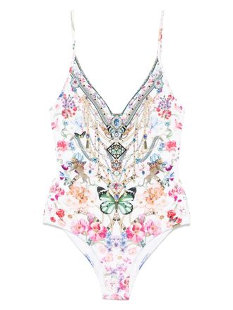 Camilla Monserrate Magic swimsuit - White