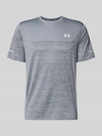 Under Armour Funktionsshirt mit Logo und Rundhalsausschnitt in Mittelgrau, Gr&ouml;&szlig;e XXL