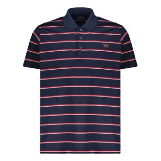 Paul & Shark Paul & Shark, Polo Shirts, male, Multicolor, Size: 2XL Striped Polo Shirt
