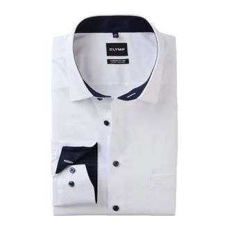 Olymp Olymp, Heren, Overhemden, Wit, Maat: 2XL Katoen