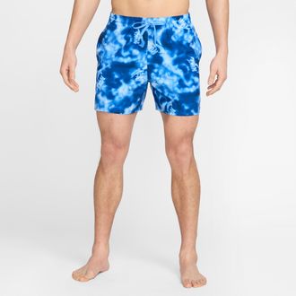 Nike Mens Swim Breaker 5 Fully Lined Volley Shorts in Blue | NESSF514-400