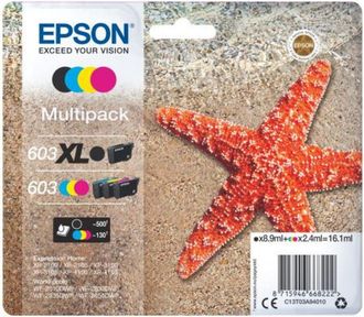 Epson Cartucho De Tinta Epson Multipack 603xl 4 Colores