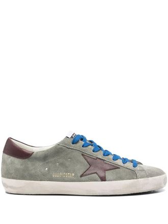 Golden Goose Super-Star Suede Upper And Toe Leather Star And Heel
