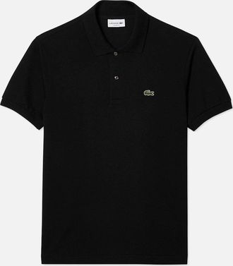Lacoste Mens Mens Black Lacoste L1212 Classic Polo T-Shirt - Size: 38