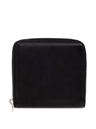 Rick Owens zip-around leather wallet - Black