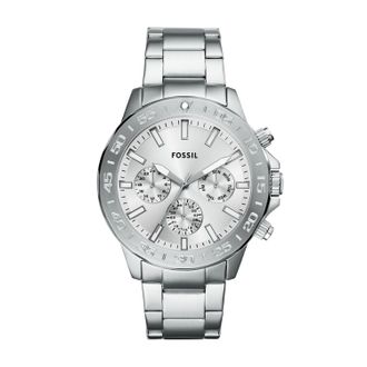 Fossil Mens Bannon 45mm Multifunction, Stainless Steel Watch, BQ2490