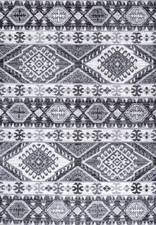 Jonathan Y Designs Sura Modern Kilim Geometric Area Rug in Gray/anthracite at Nordstrom, Size 3Ft 0In X 5Ft 0In