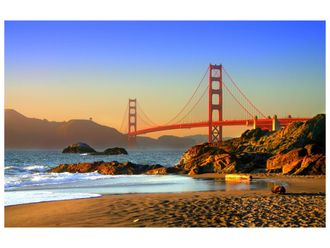 Schubiger M&ouml;bel Digitaldruck auf Acrylglas Golden Gate