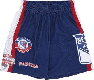 Mitchell & Ness Stijlvolle Mesh Shorts - Heren - Korte Broeken - Blauw - S - Korte Broeken
