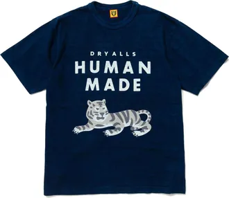 Human Made Indigo 2 T-shirt Indigo Blue HM23CS038
