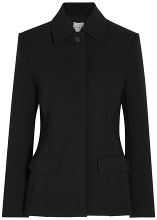 Toteme Darted Crepe Jacket - Black - 38 (UK10 / S)