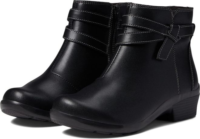 Womens Angie Spice Ankle Boot, Black Leather, 7 UK