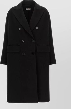 Alberto Biani wool oversized double-breasted coat