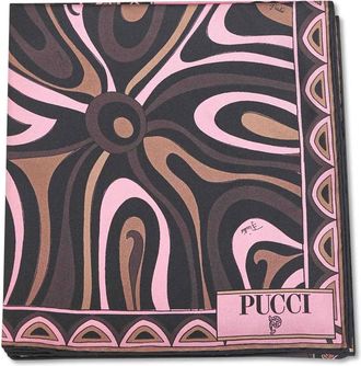 Pucci Pa&ntilde;uelo de seda con estampado mixto - Accessories - Mujer - Multicolor - ONE SIZE