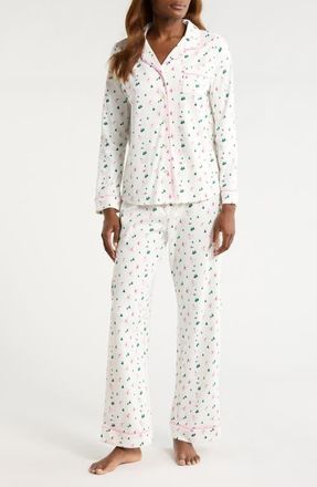 Vineyard Vines Pima Cotton Pajamas in Snow Bunny at Nordstrom, Size X-Large